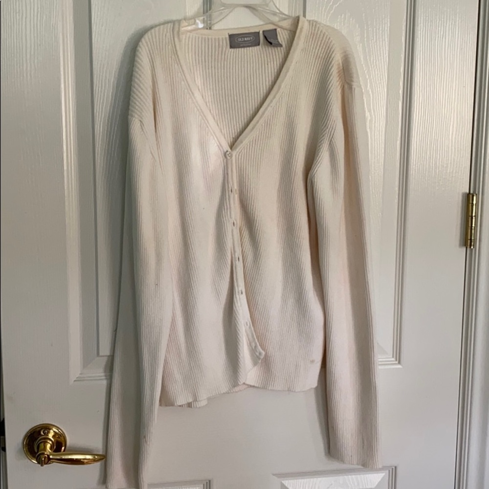Cream cardigan